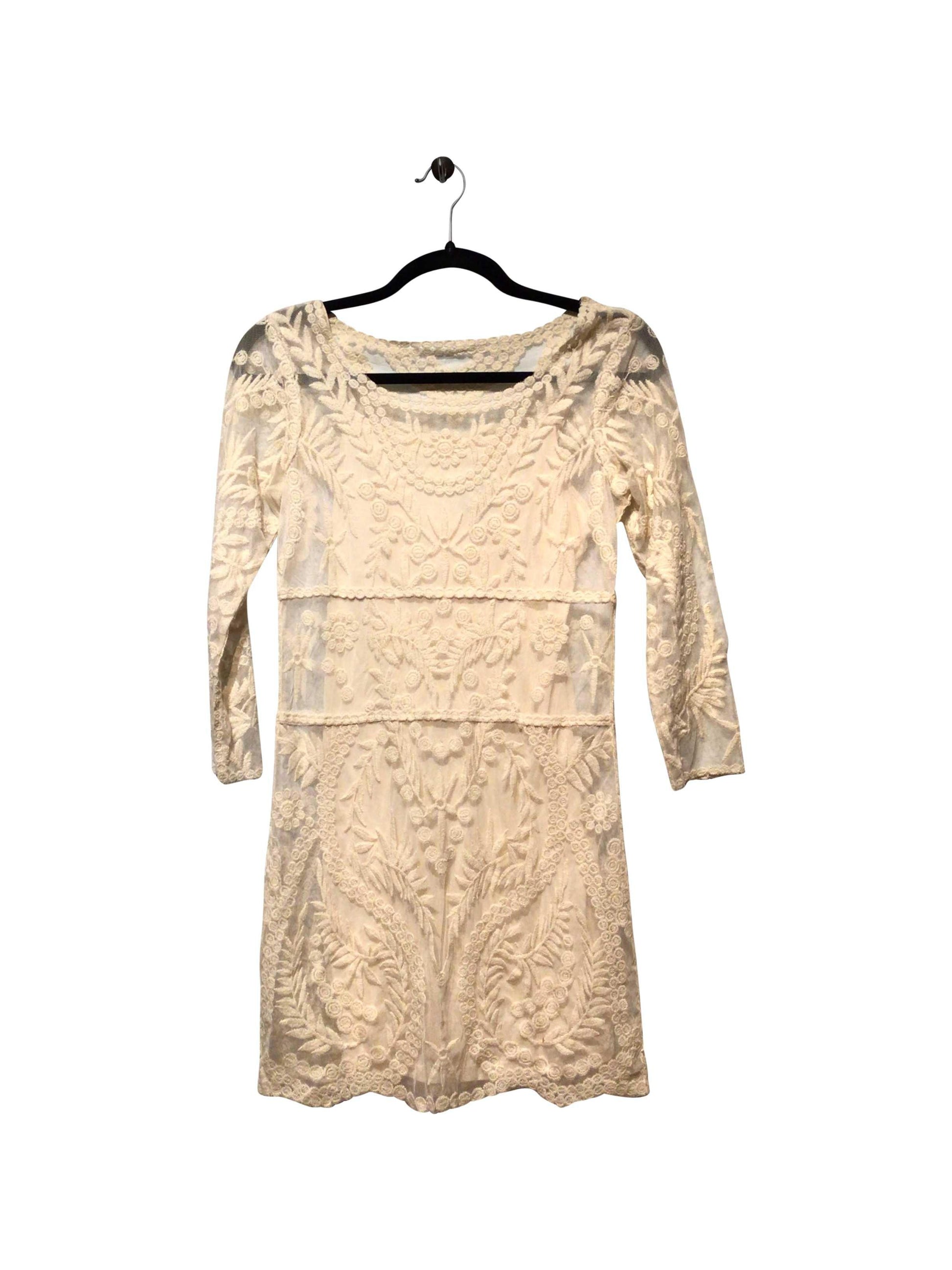 EXPRESS Regular fit Midi Dress in White - XS - Velora