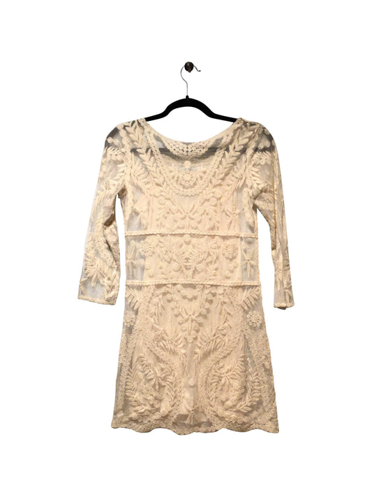 EXPRESS Regular fit Midi Dress in White - XS - Velora