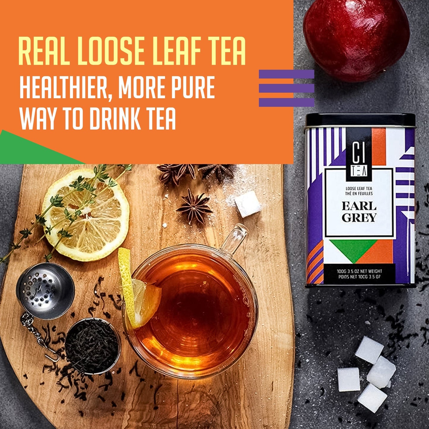 Earl Grey and Orange Pekoe Loose Leaf Black Tea - Velora Luxury Fashion
