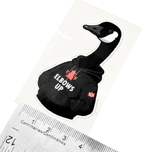 "Elbows Up" Canada Goose | Vinyl Sticker