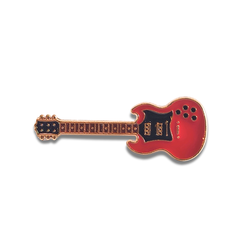 Electric Guitar (Red) | Collectible Pin - Velora