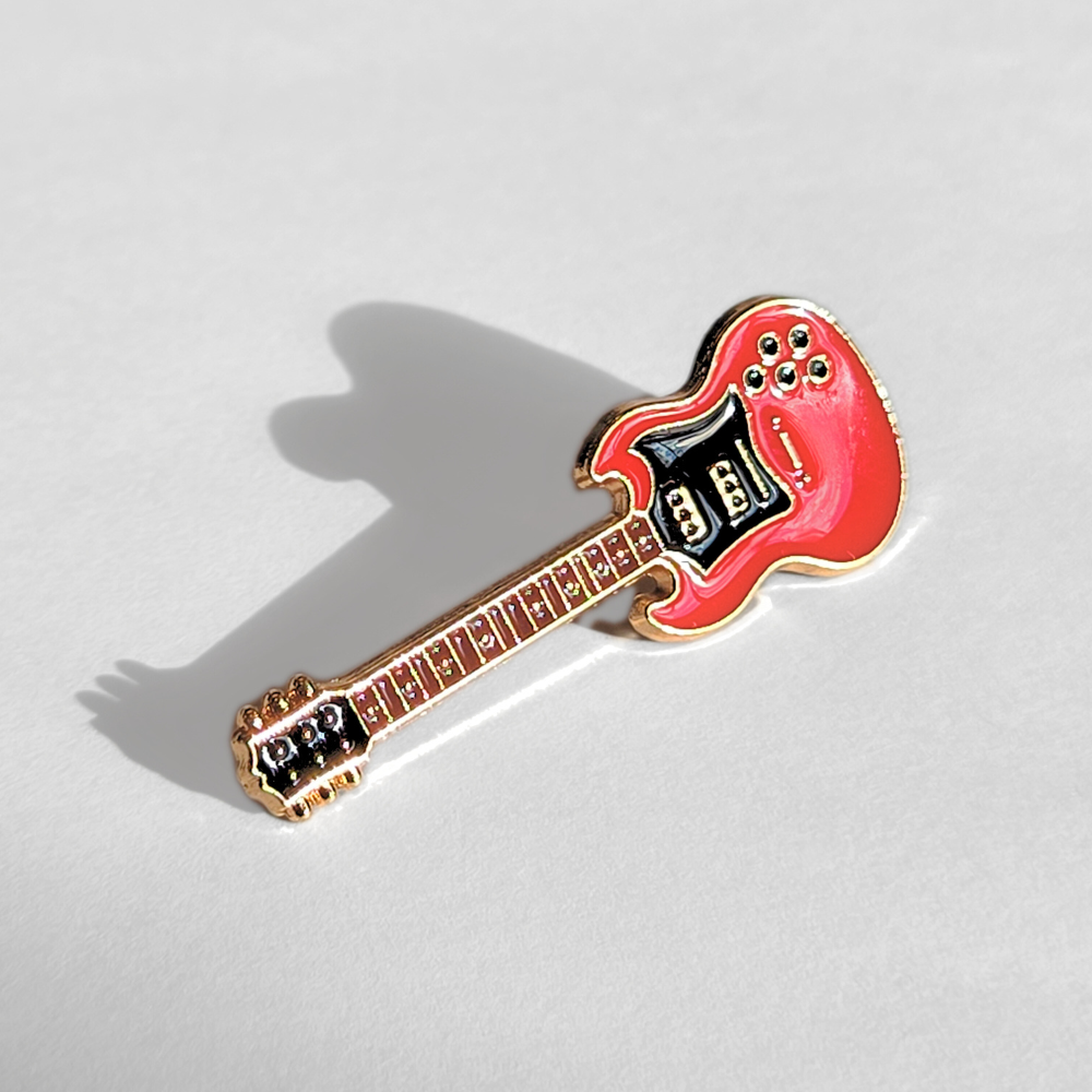 Electric Guitar (Red) | Collectible Pin - Velora