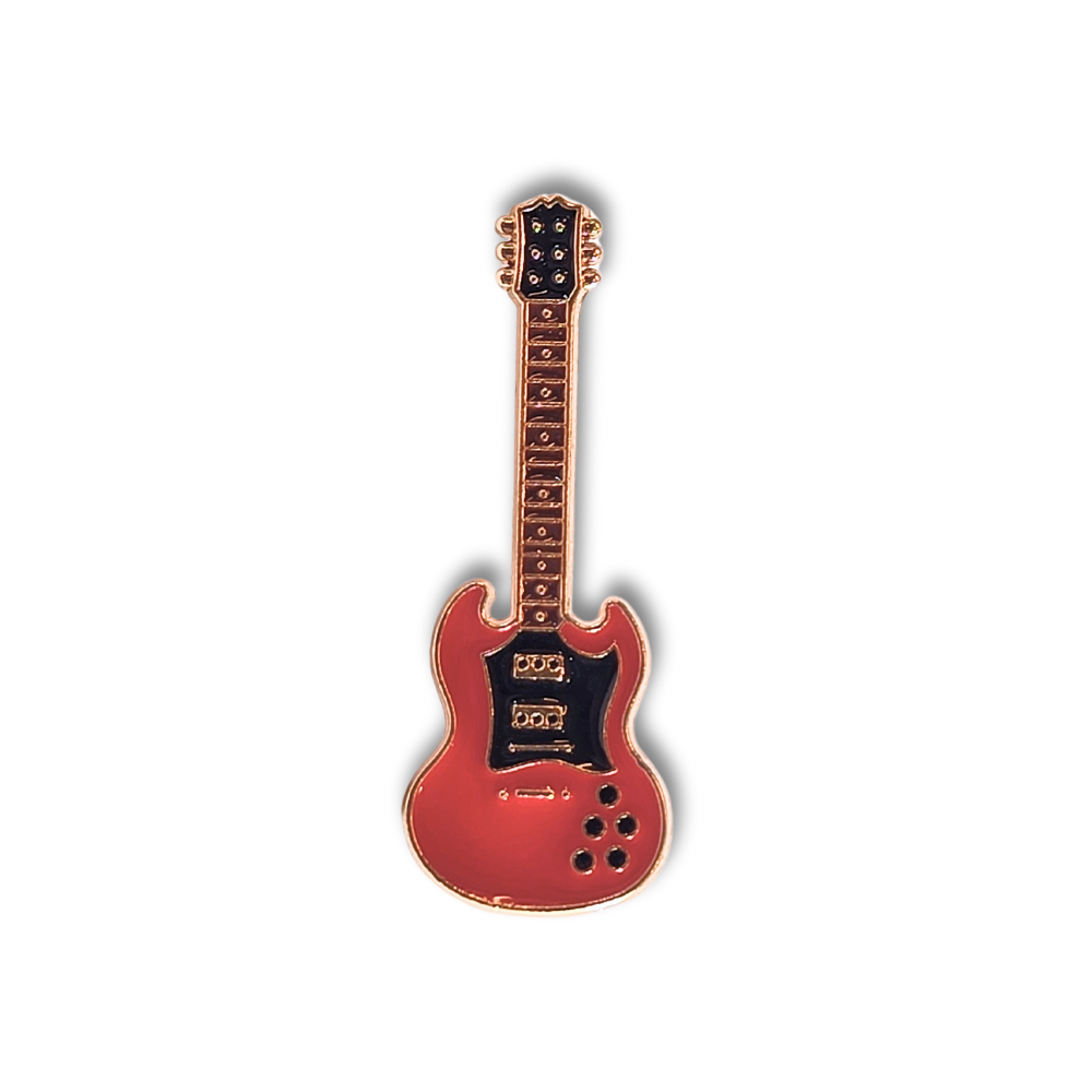 Electric Guitar (Red) | Collectible Pin - Velora