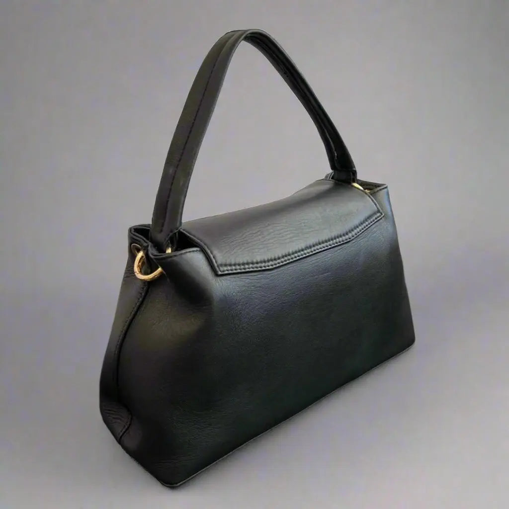 Elegant Sheep Leather Flap Handle Bag - Velora Luxury Fashion