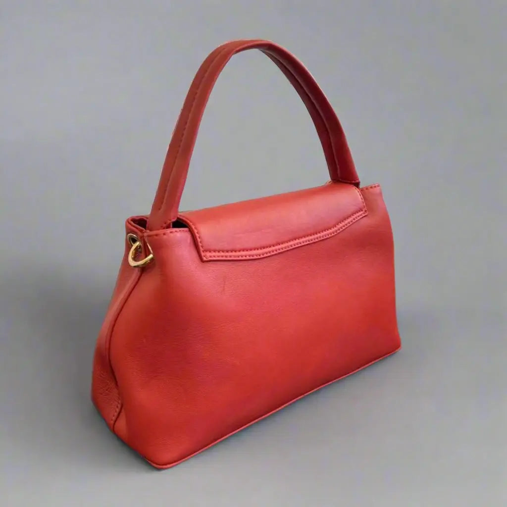 Elegant Sheep Leather Flap Handle Bag - Velora Luxury Fashion