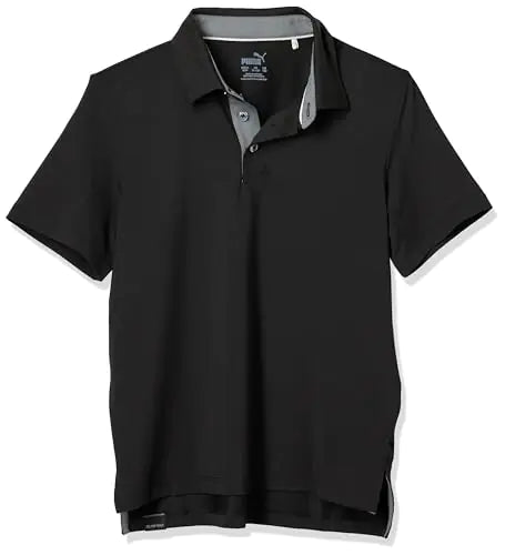 Puma Golf Elite Performance Polo for Men - Black and Slate