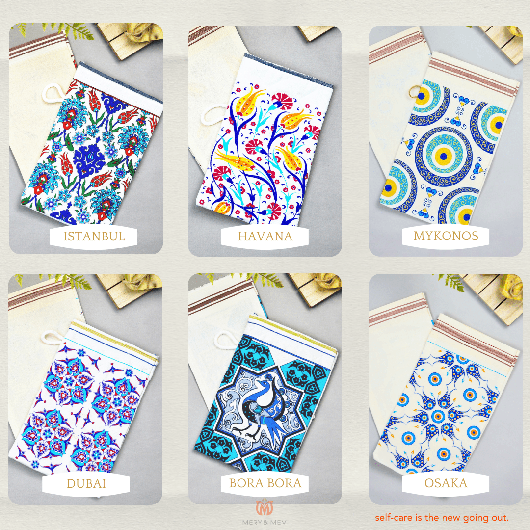 Exfoliating Gloves Family Bundle 4PC - Velora Luxury Fashion