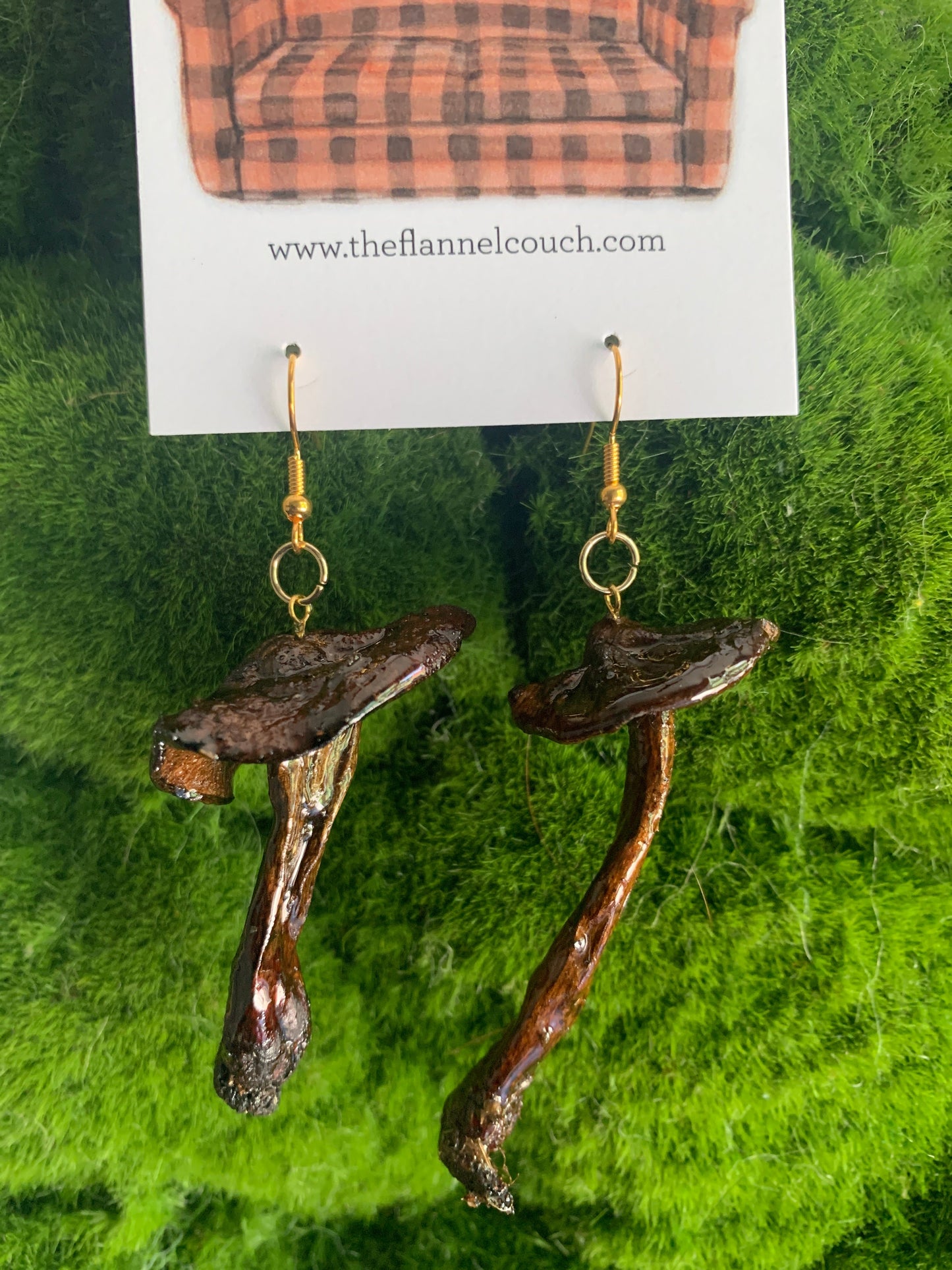 Wild Ontario Mushrooms Earrings www.Shopthatapp.com