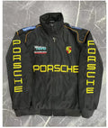 F1 Racing Jacket - Vintage Style Embroidered Outerwear - Velora Luxury Fashion