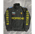F1 Racing Jacket - Vintage Style Embroidered Outerwear - Velora Luxury Fashion