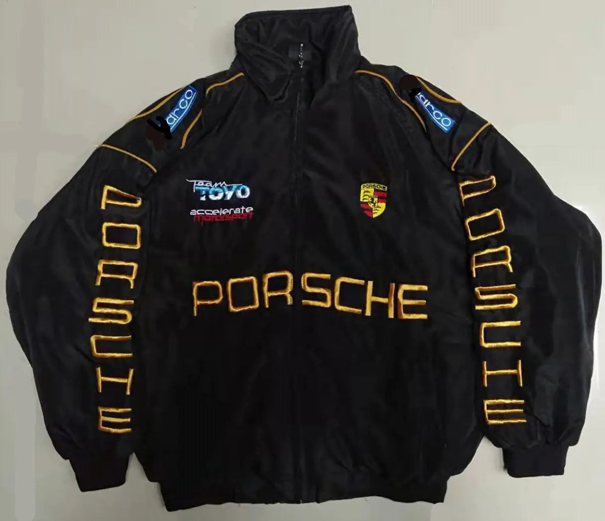 F1 Racing Jacket - Vintage Style Embroidered Outerwear - Velora Luxury Fashion