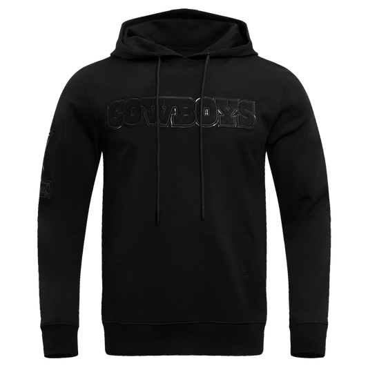 Dallas Cowboys Triple Black DK PO Hoodie - Velora