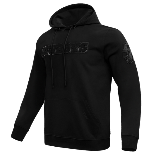 Dallas Cowboys Triple Black DK PO Hoodie - Velora