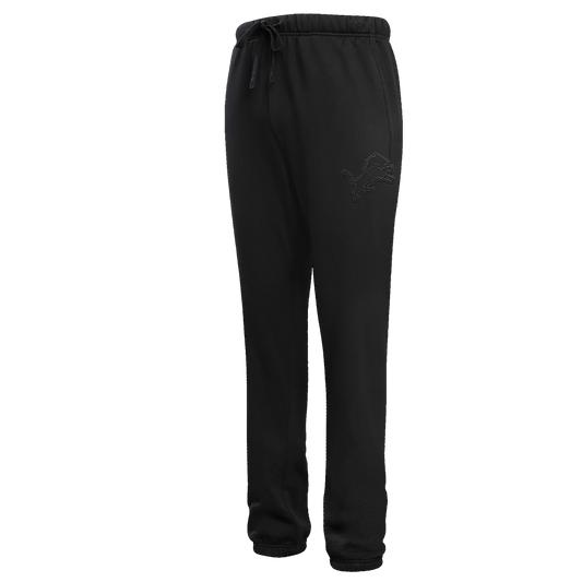 NFL DETROIT LIONS NEUTRAL MEN'S SWEATPANT FDL445307-BLK - Velora