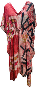 FINAL SALE PRG5679A Sheer Avatar Pure Silk Maxi Kaftan - Velora Luxury Fashion