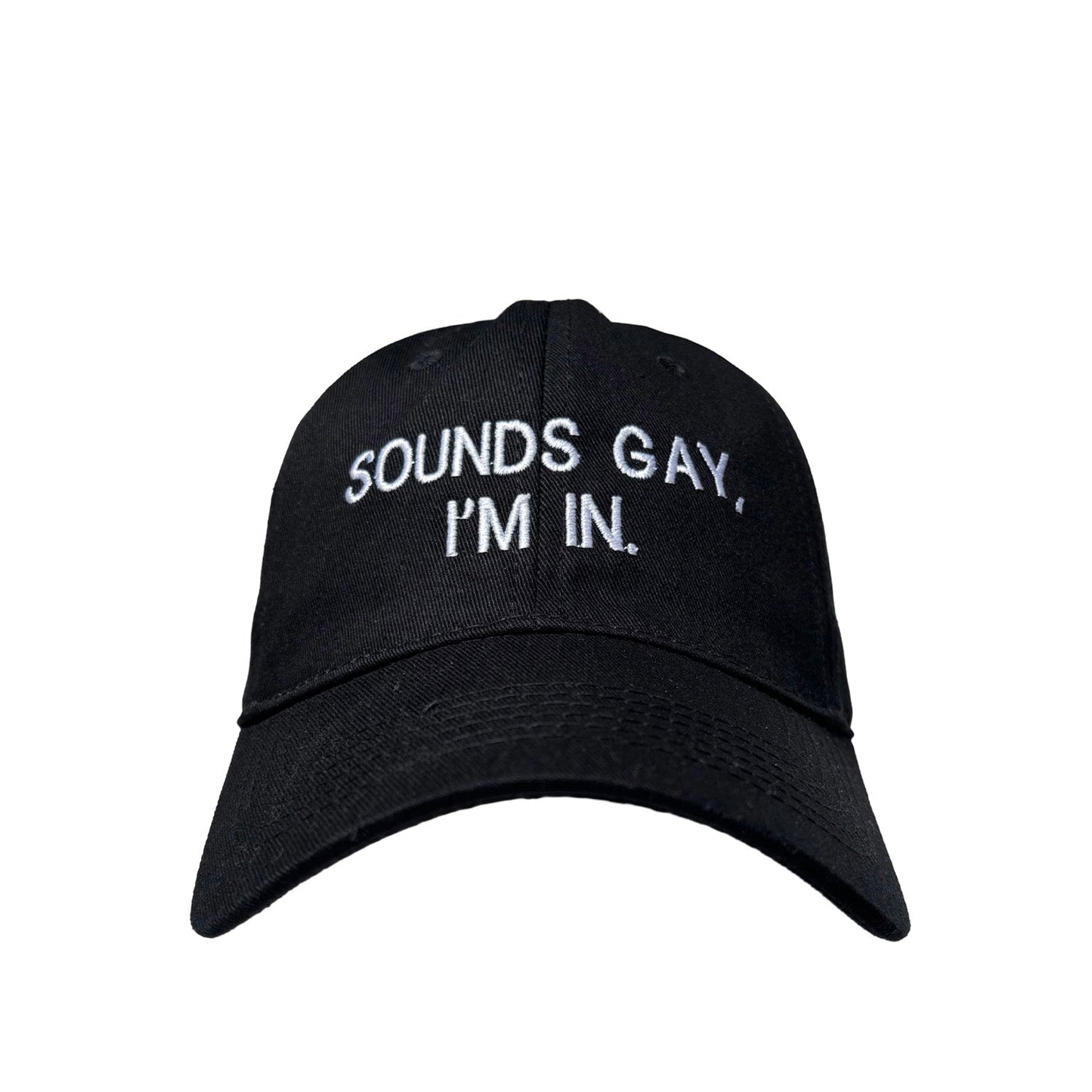 Floof Unisex Sounds Gay Cap in Black