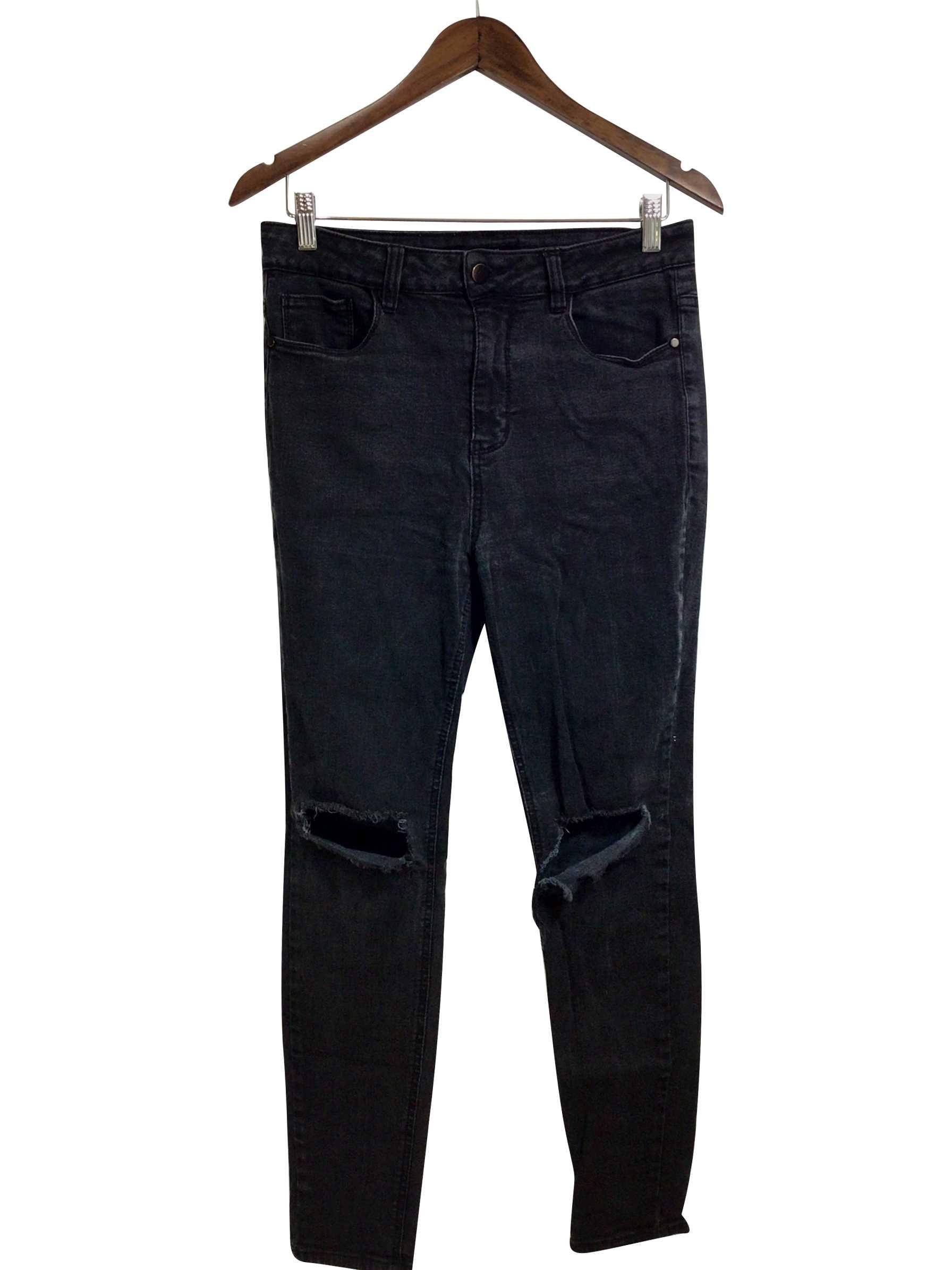 FOREVER 21 Regular fit Straight-legged Jeans in Black - 29 - Velora Luxury Fashion