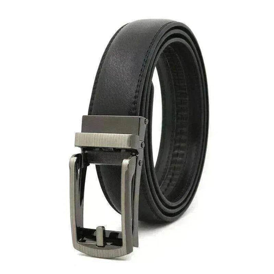 Fake Needle Belt Automatic Buckle Men Cowhide - Velora
