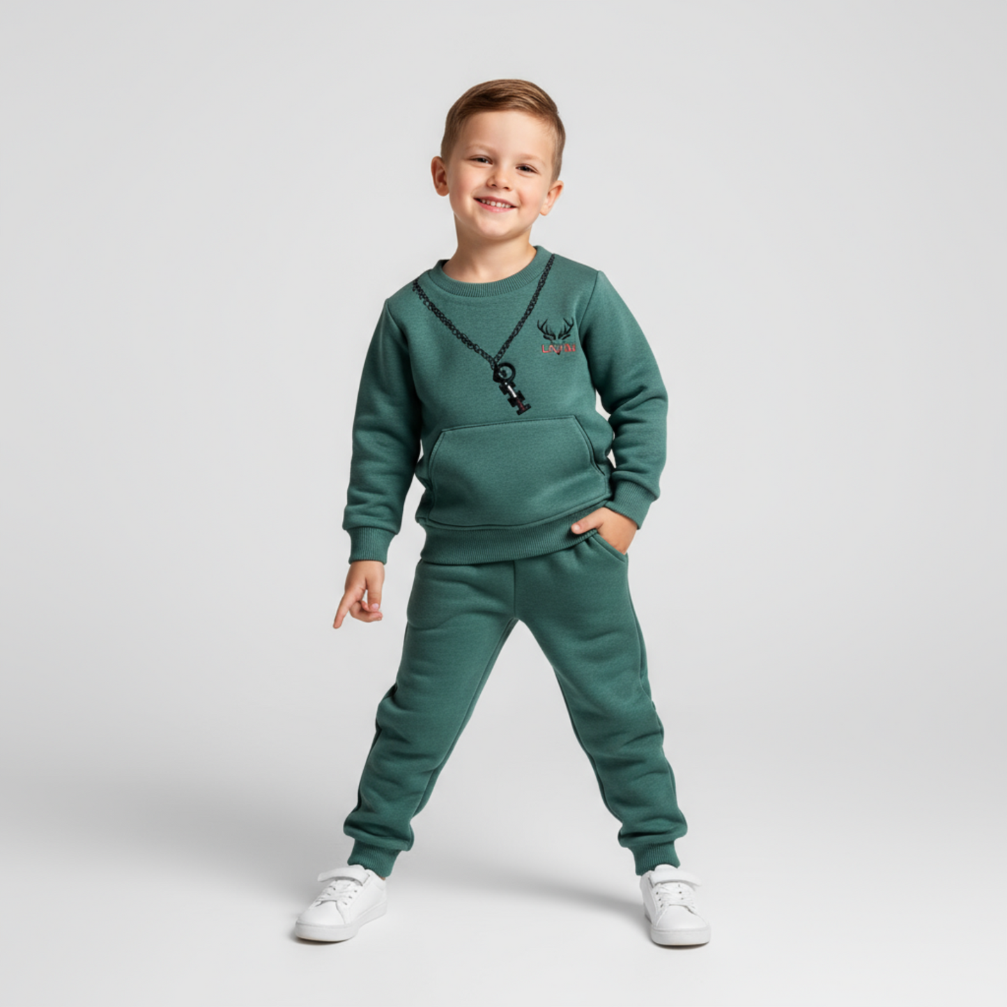 Fall King Boys Joggers Set - Velora Luxury Fashion