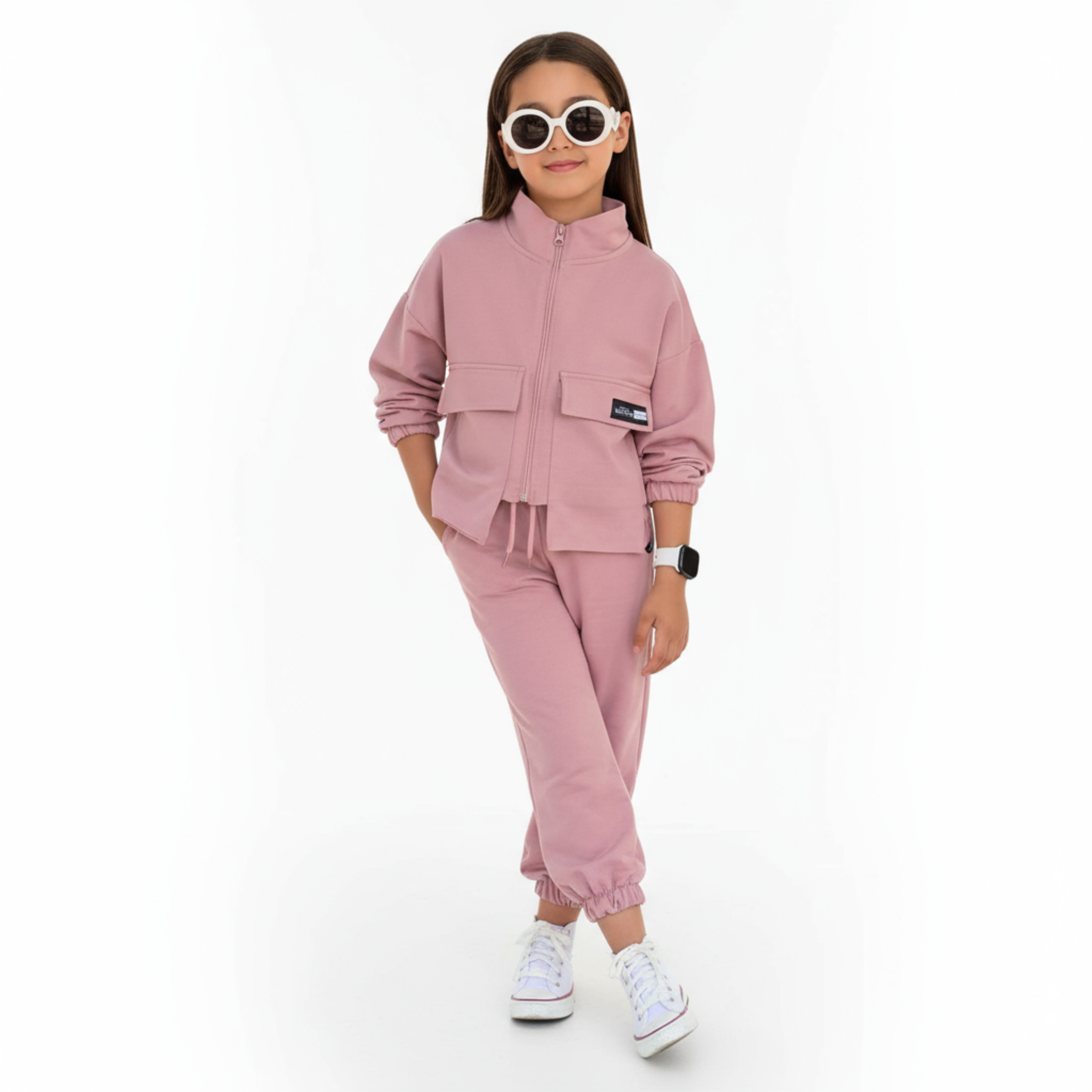 Fancy Pockets Girls Casual Set - Velora Luxury Fashion