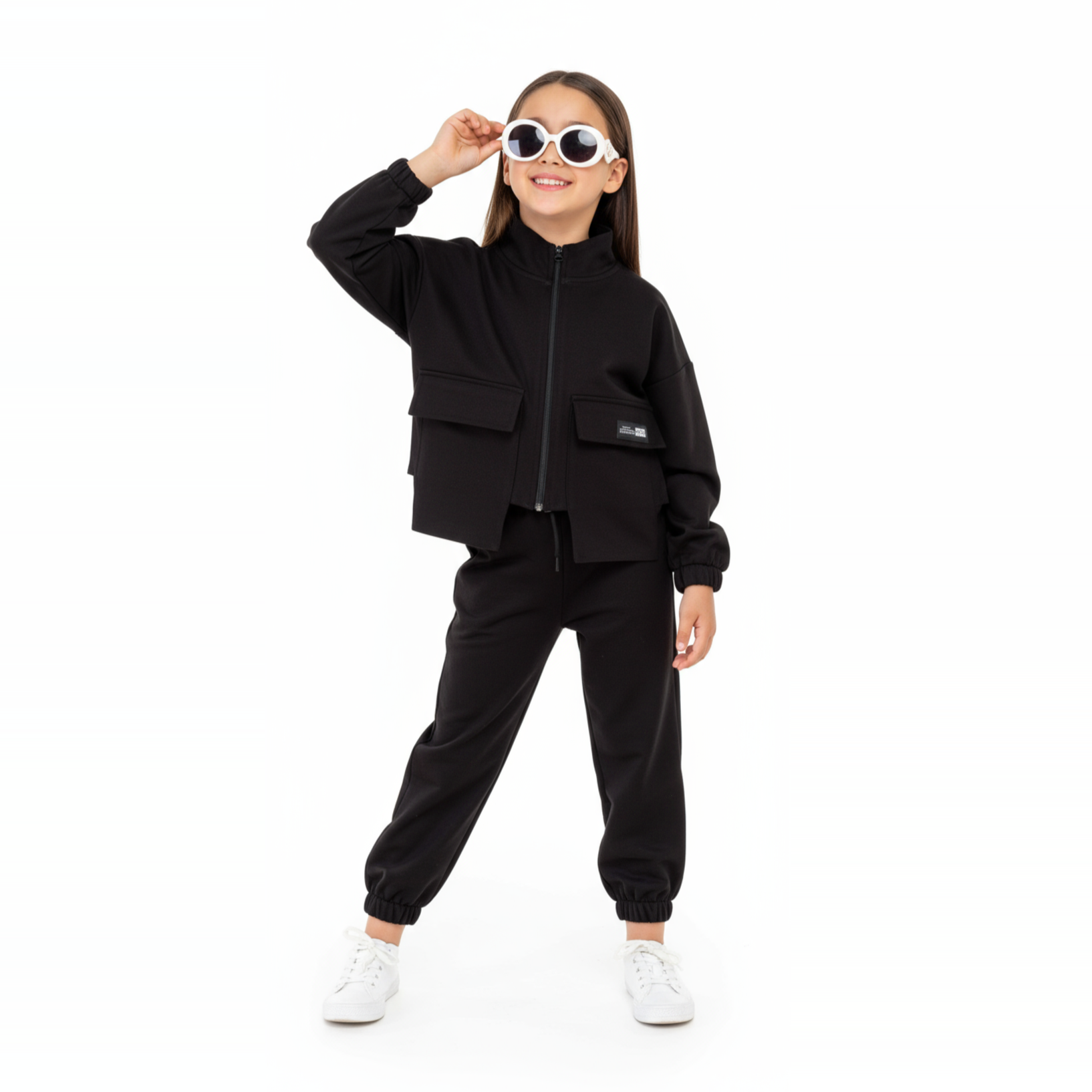 Fancy Pockets Girls Casual Set - Velora Luxury Fashion