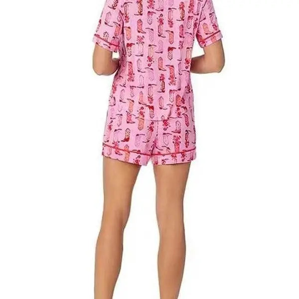 Fashion Striped Casual Two-piece Suit Pajamas For Women EX-STOCK Canada