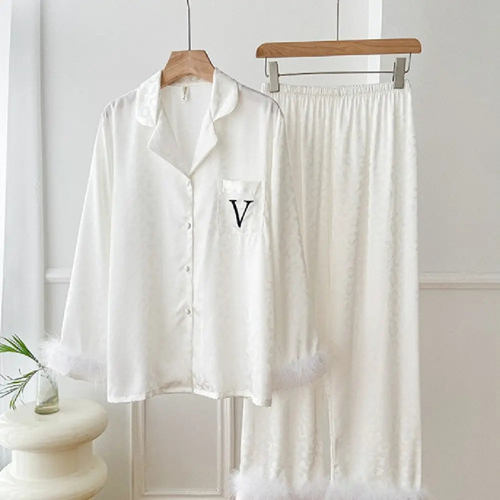 Feather Model Loose Pajamas For Women EX-STOCK Canada