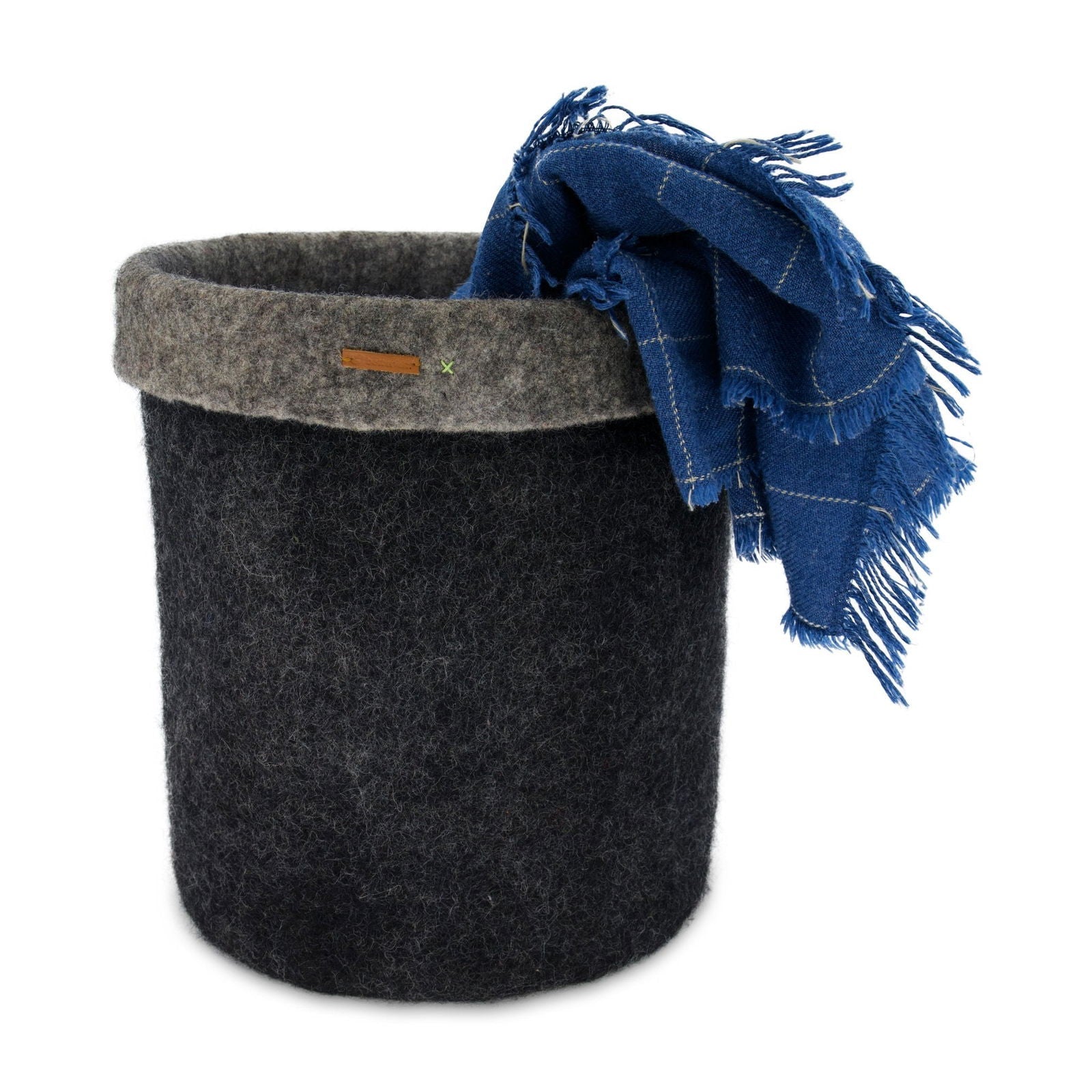 Felt Storage Basket - Black - Velora Luxury Fashion