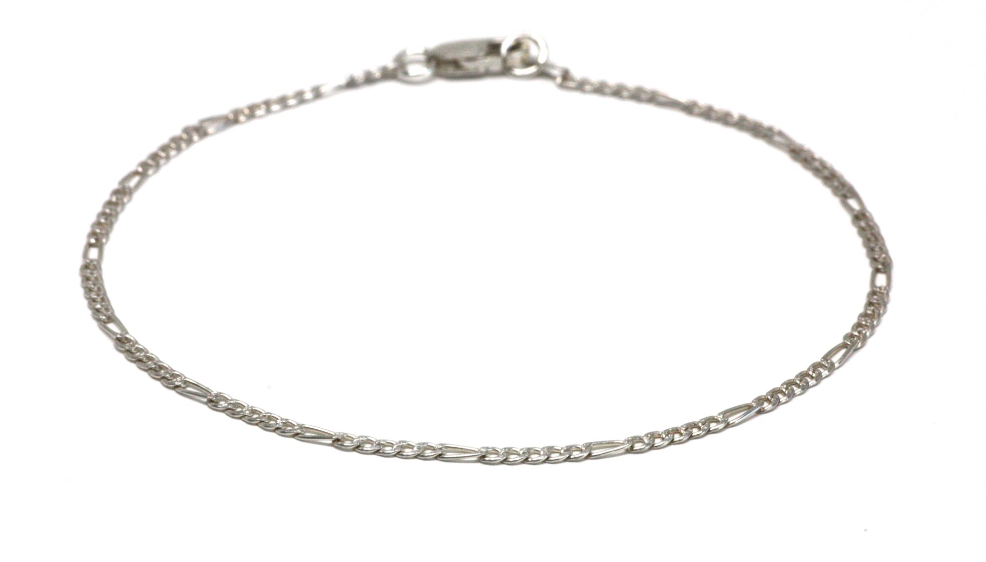 Figaro Silver Chain Bracelet - Velora Luxury Fashion