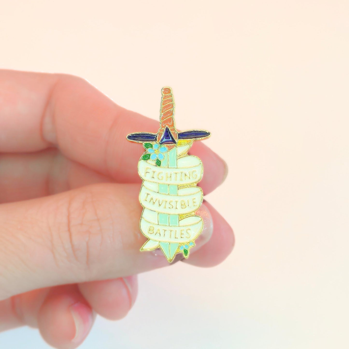 Fighting Invisible Battles | Collectible Pin - Velora