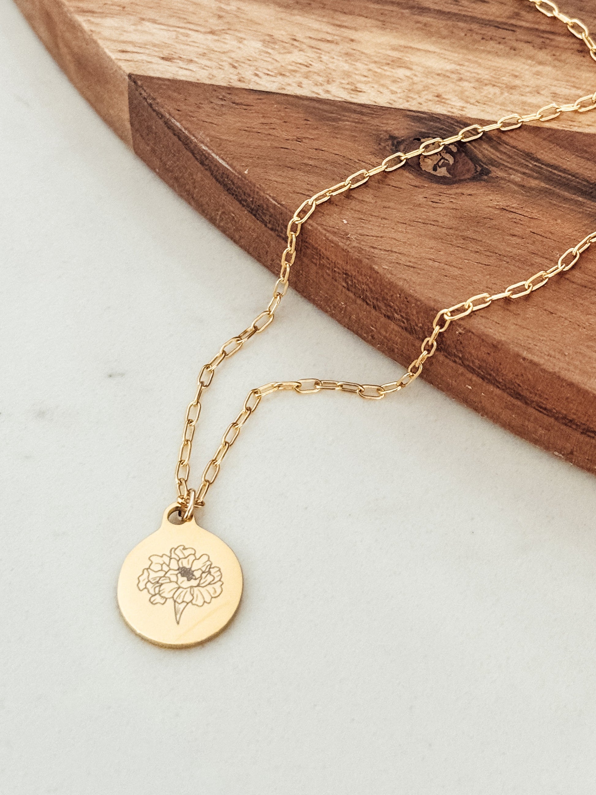 Floral Birth Month Necklaces - Velora Luxury Fashion