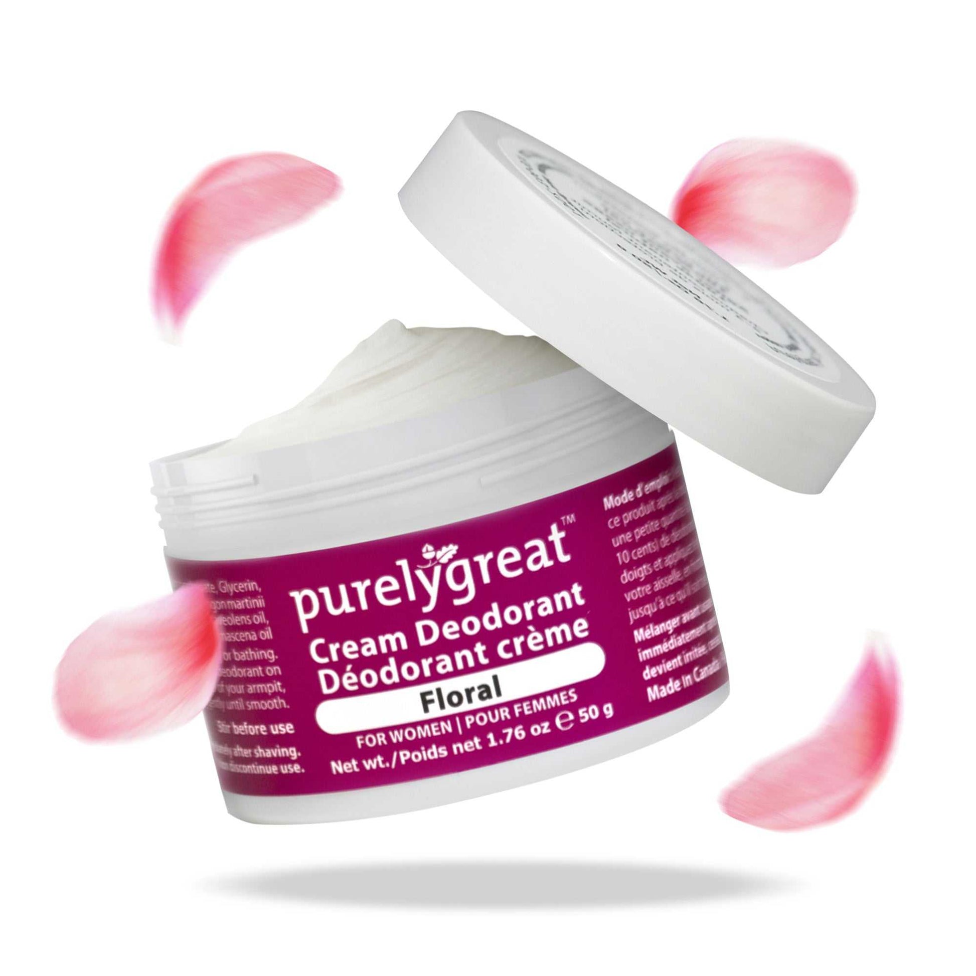 Floral Cream Deodorant for Women - Velora Luxury Fashion