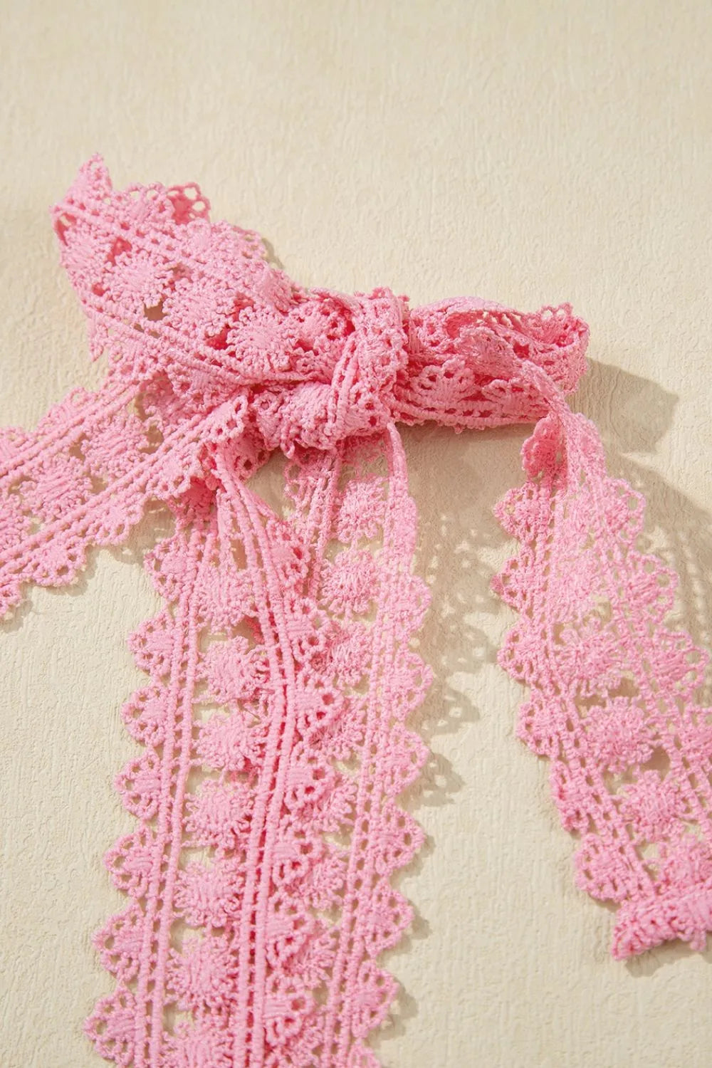 Floral Lace Tied Strap Square Neck Dress with Pockets - Velora Luxury Fashion