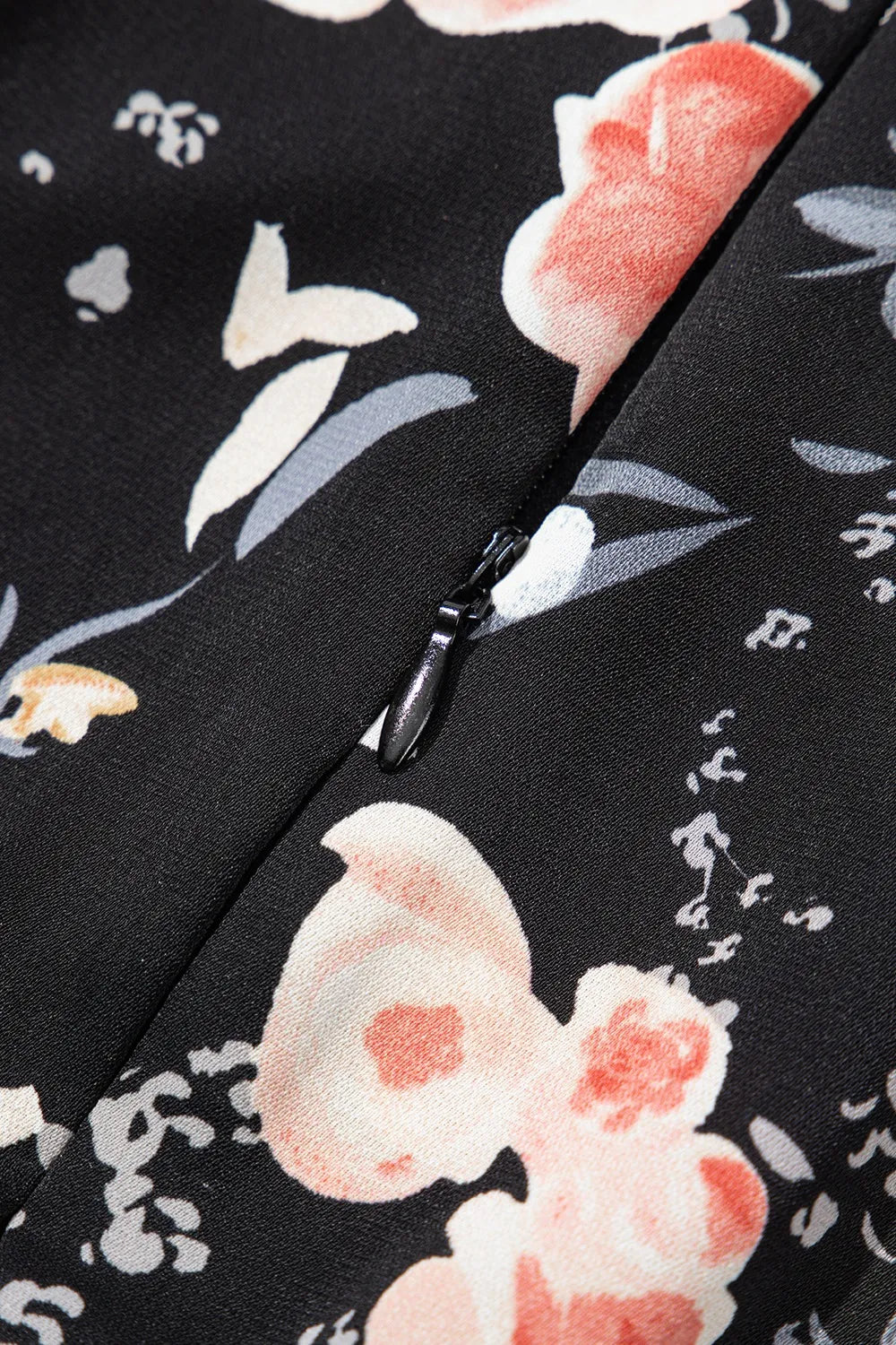 Floral Print Flounce Sleeve Midi Dress - Velora Luxury Fashion