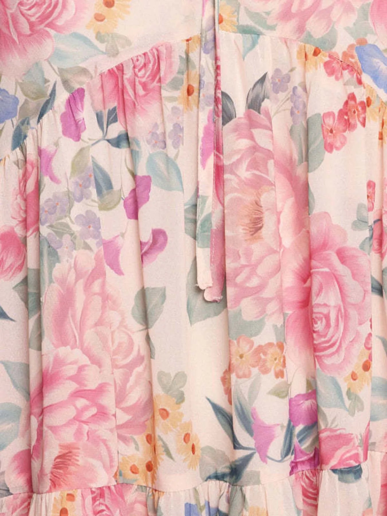 Floral Print Sleeveless Tiered Mini Dress - Velora Luxury Fashion