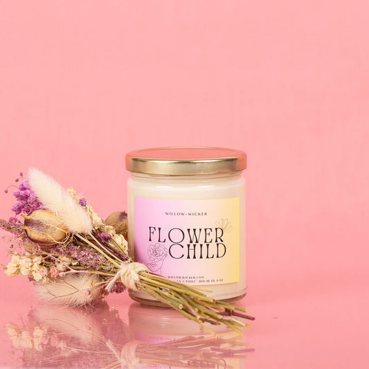 Flower Child Soy Wax Candle - Velora Luxury Fashion