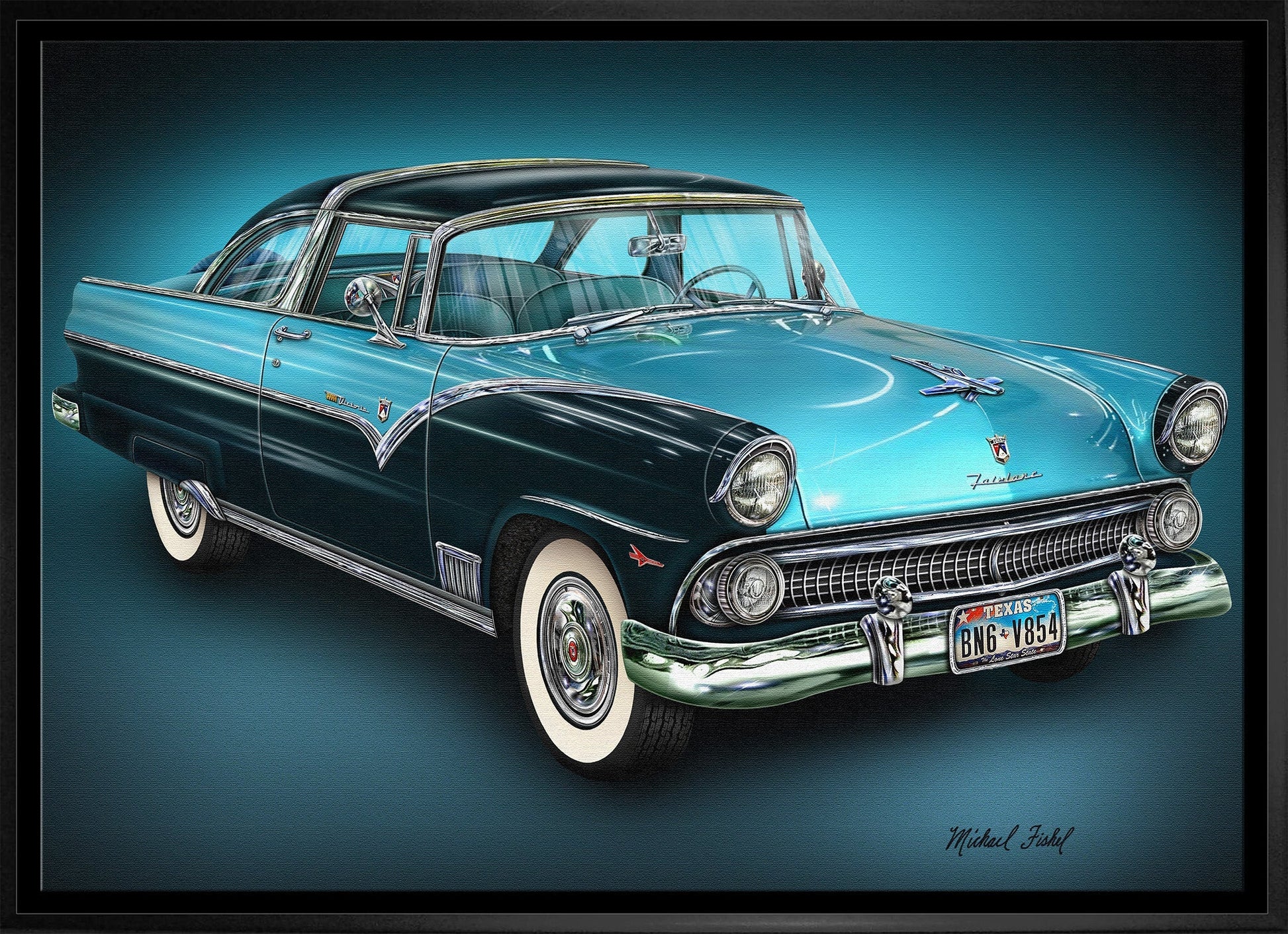 Ford 20x29 Framed Canvas by Michael Fishel - Velora Luxury Fashion