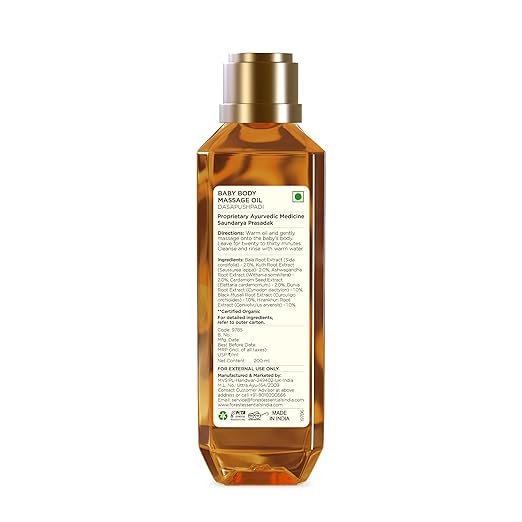 Forest Essentials Dasapushpadi Baby Body Massage Serum - Velora Luxury Fashion