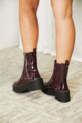 Forever Link Side Zip Platform Boots - Velora Luxury Fashion