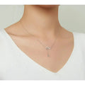 Forever Love: Delicate Infinity Necklace In Sterling Silver - Velora Luxury Fashion