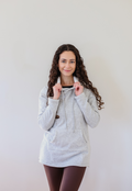 Frankie Fleece Lined Maternity and Nursing Hoodie - Velora Luxury Fashion