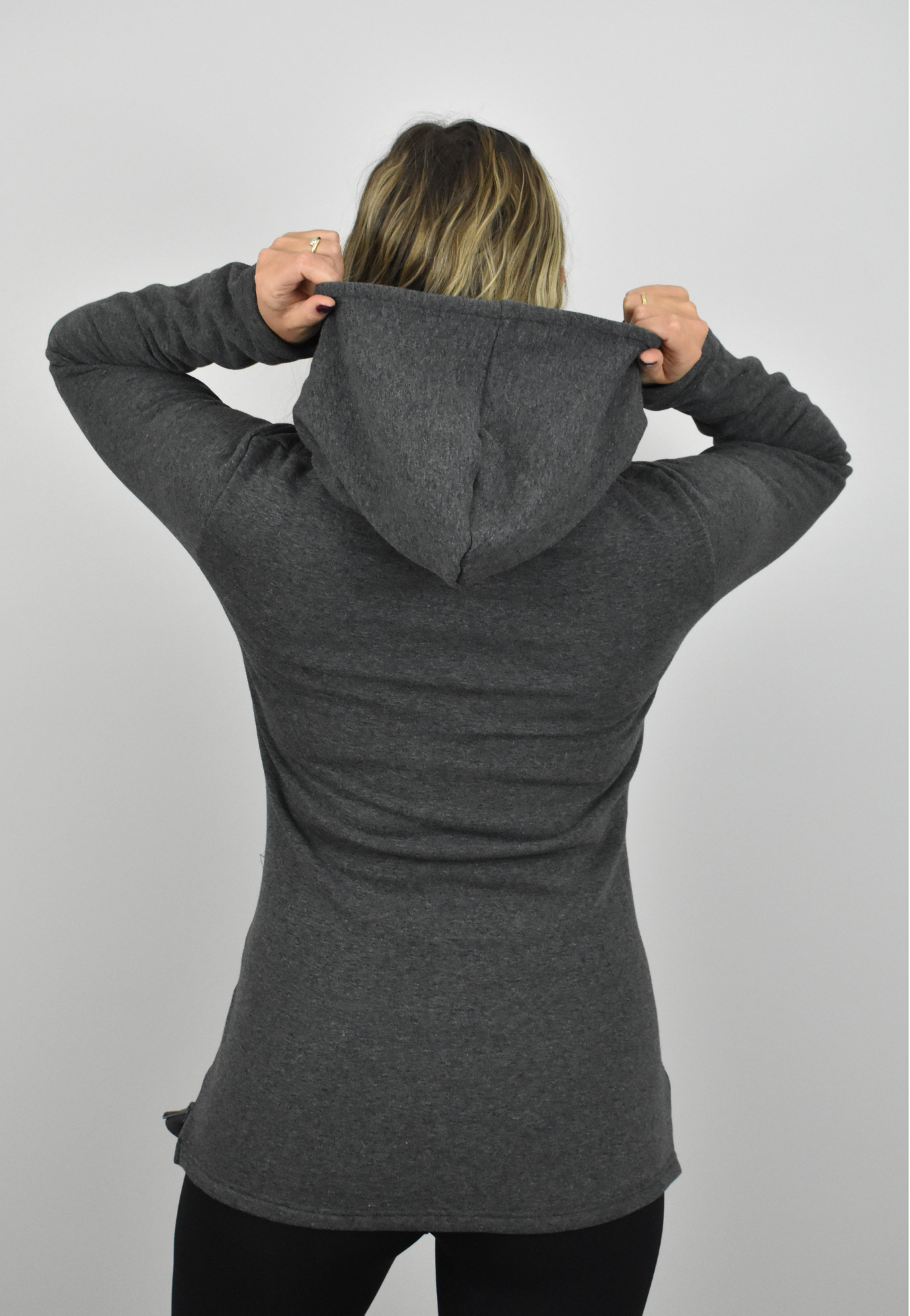 Frankie Fleece Lined Maternity and Nursing Hoodie - Velora Luxury Fashion