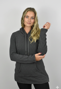 Frankie Fleece Lined Maternity and Nursing Hoodie - Velora Luxury Fashion