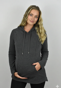 Frankie Fleece Lined Maternity and Nursing Hoodie - Velora Luxury Fashion