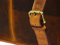 Fresno Leather Portfolio Bag - Caramel Brown - Velora Luxury Fashion