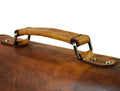 Fresno Leather Portfolio Bag - Caramel Brown - Velora Luxury Fashion