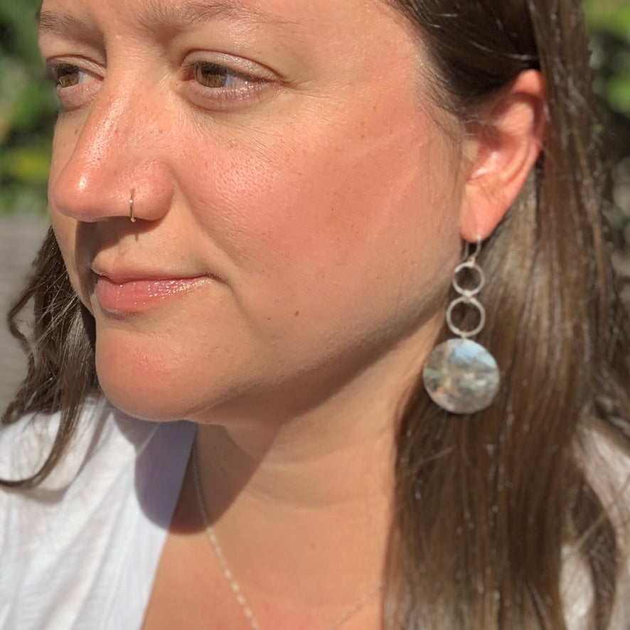 Full Moon Chandelier Earrings - Velora Luxury Fashion