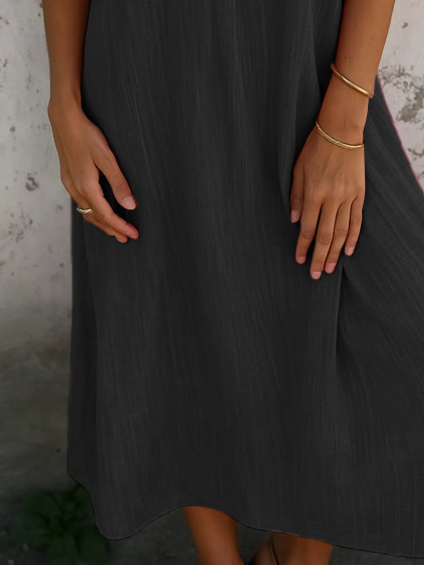 Full Size Short Sleeve Shirt Dress with Collar Plus Size - Velora Luxury Fashion