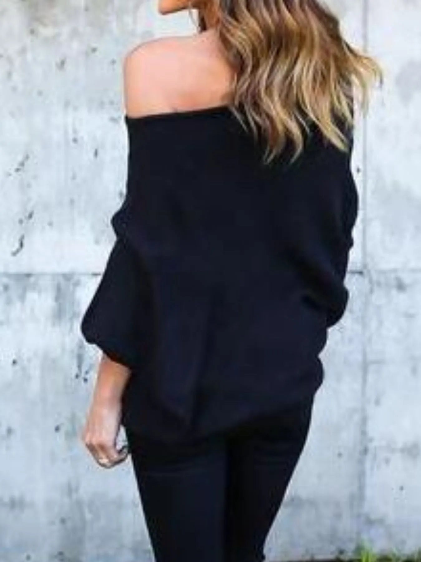 Full Size Single Shoulder Ribbed Knit Top Plus Size - Velora Luxury Fashion