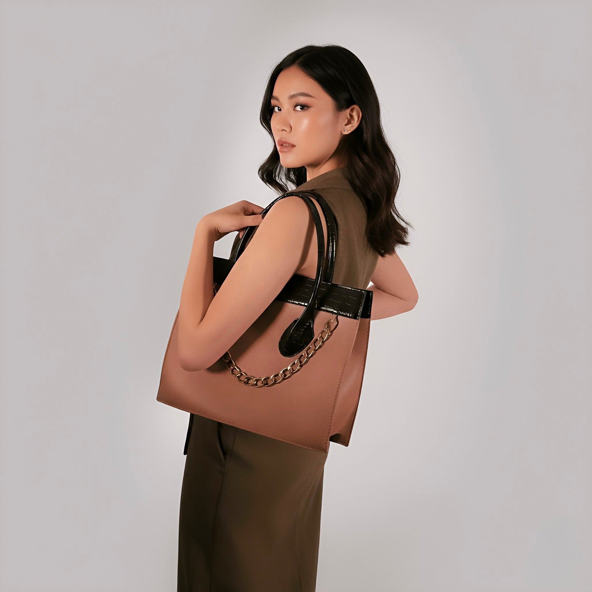 Large Tote Bag Top Handle Handbag for Women Bags (Versa Handbag by Rotta) rottaofficial